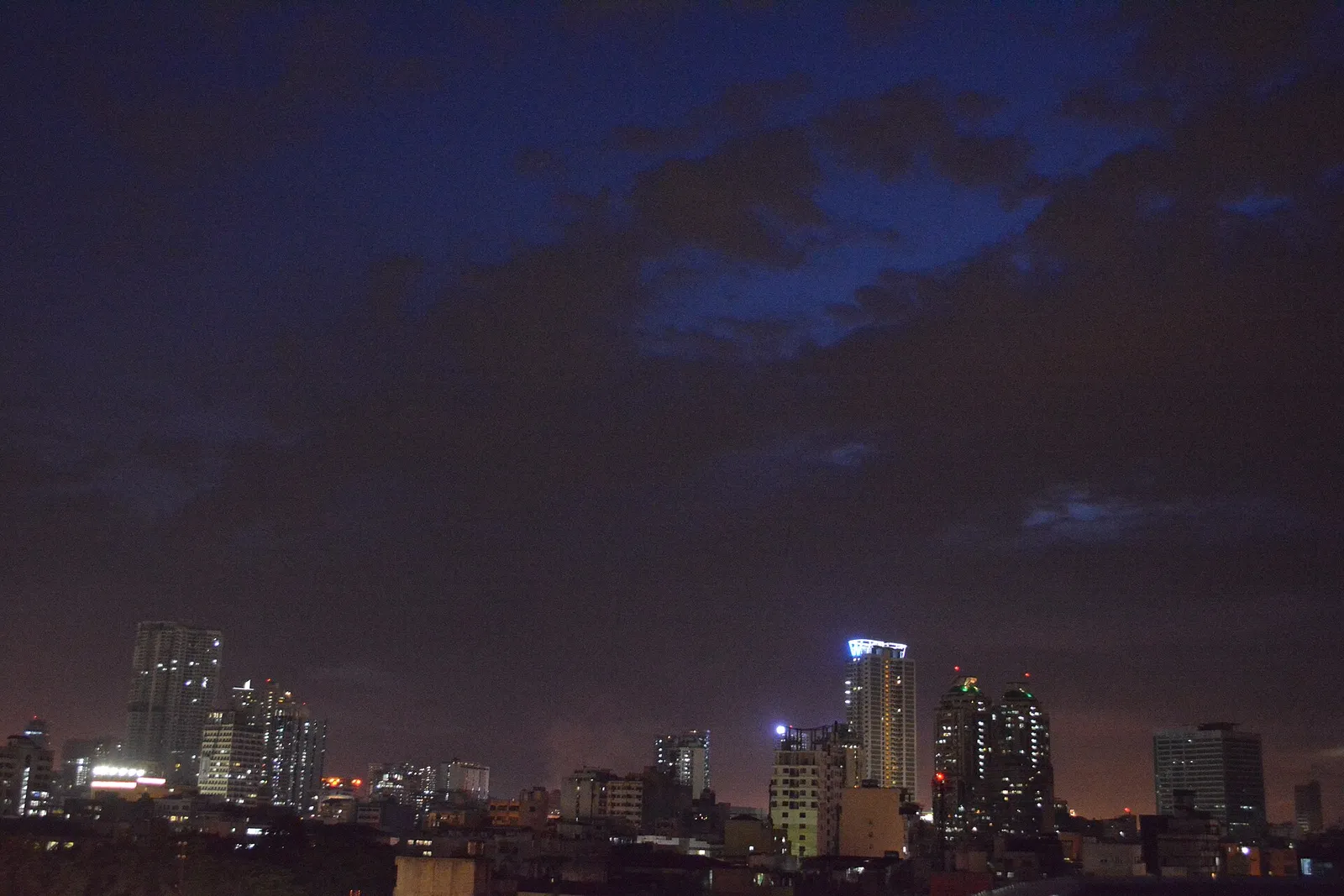The skyline of Manila, Philippines