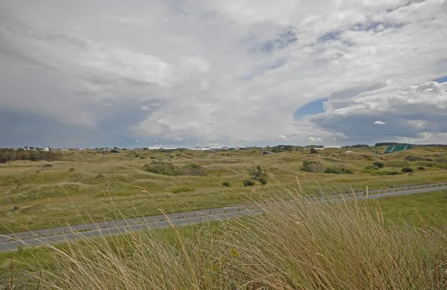 The links at Royal Birkdale Golf Club seen from the dunes