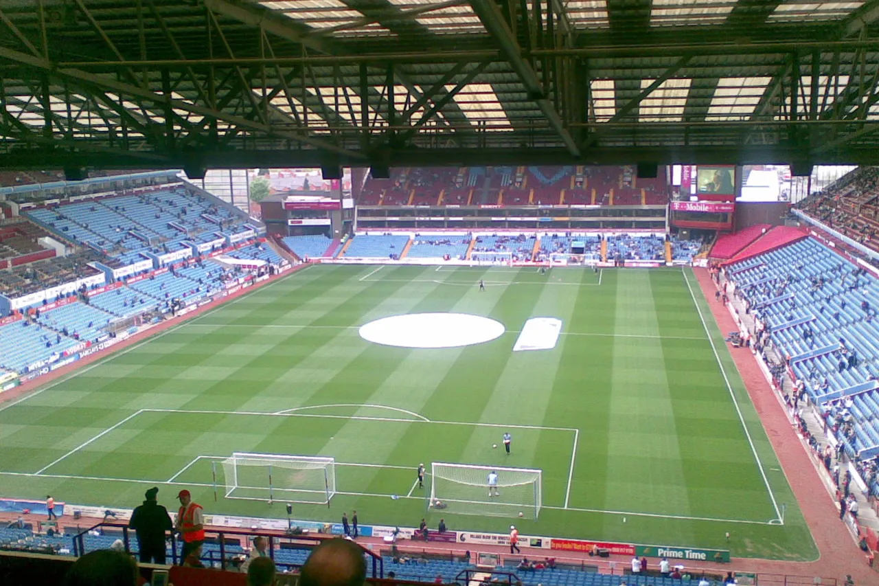A view across Villa Park stadium