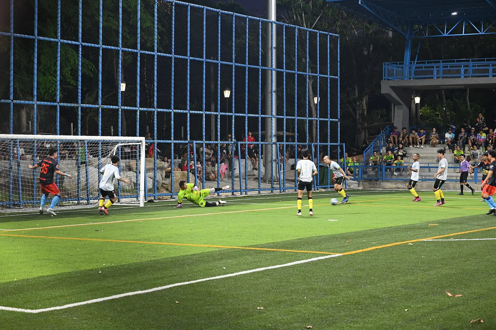 An amateur football match (illustrative)