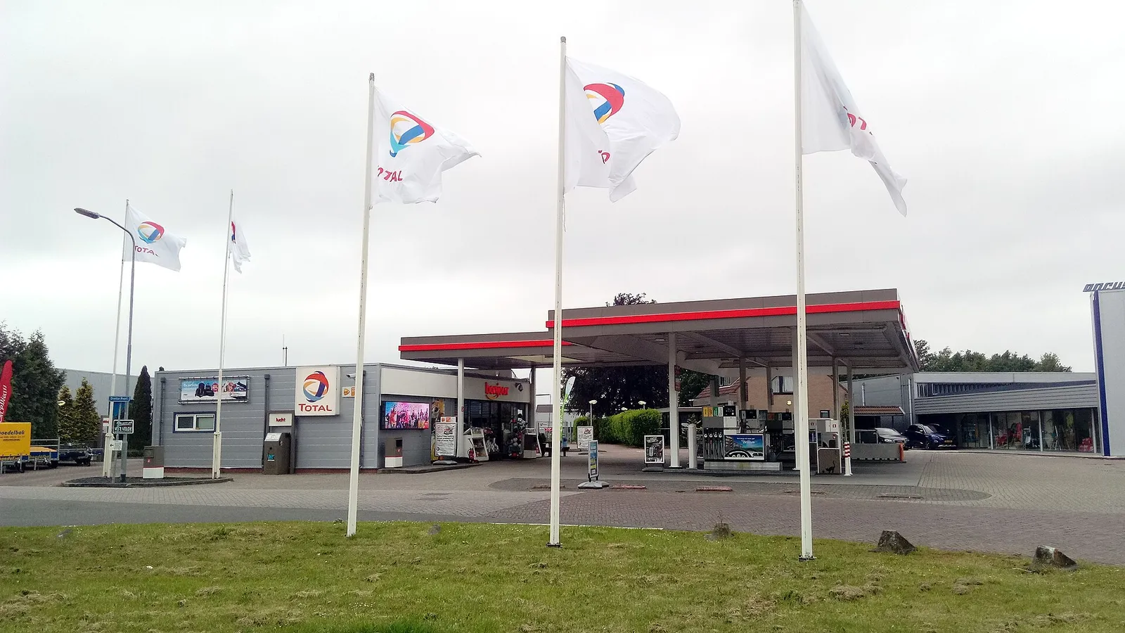A Total service station