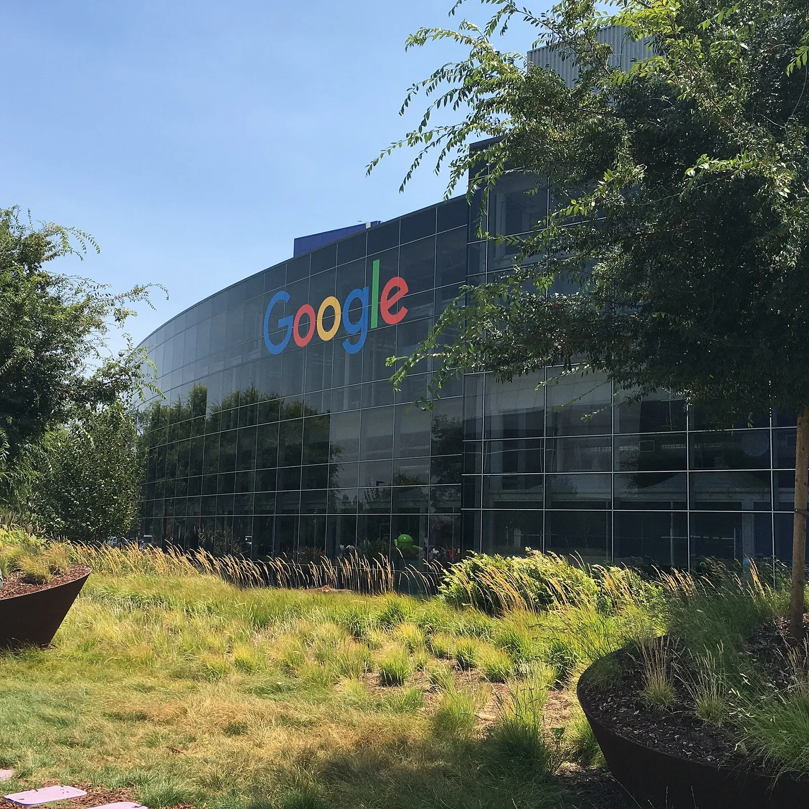 Google's headquarters in Mountain View, California (file image)