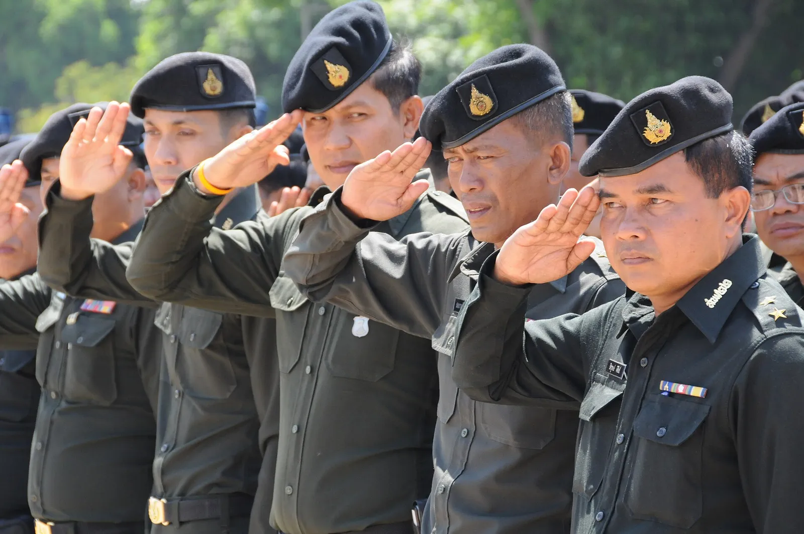 Royal Thai Army soldiers