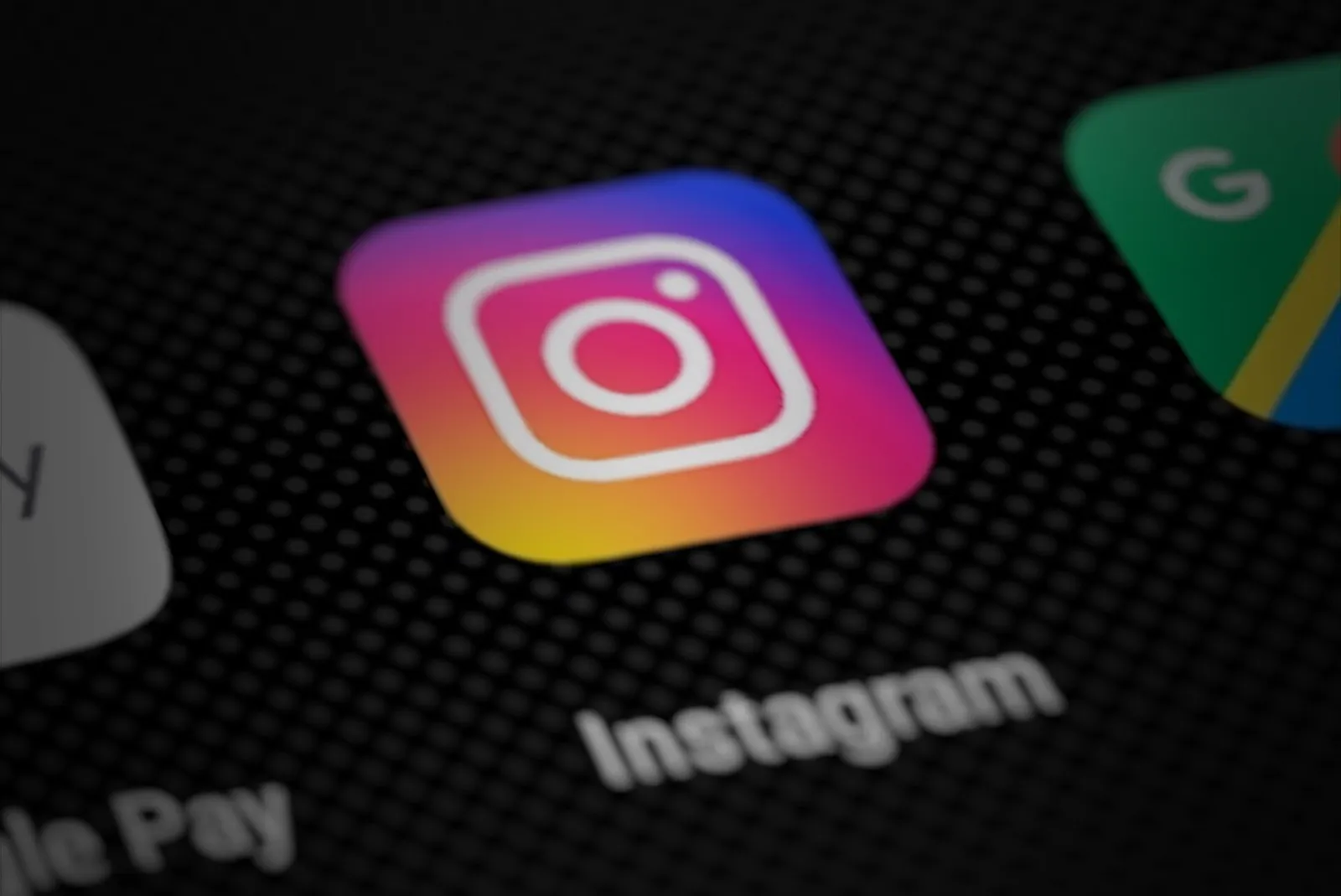 The Instagram app icon on a smartphone screen (file image)