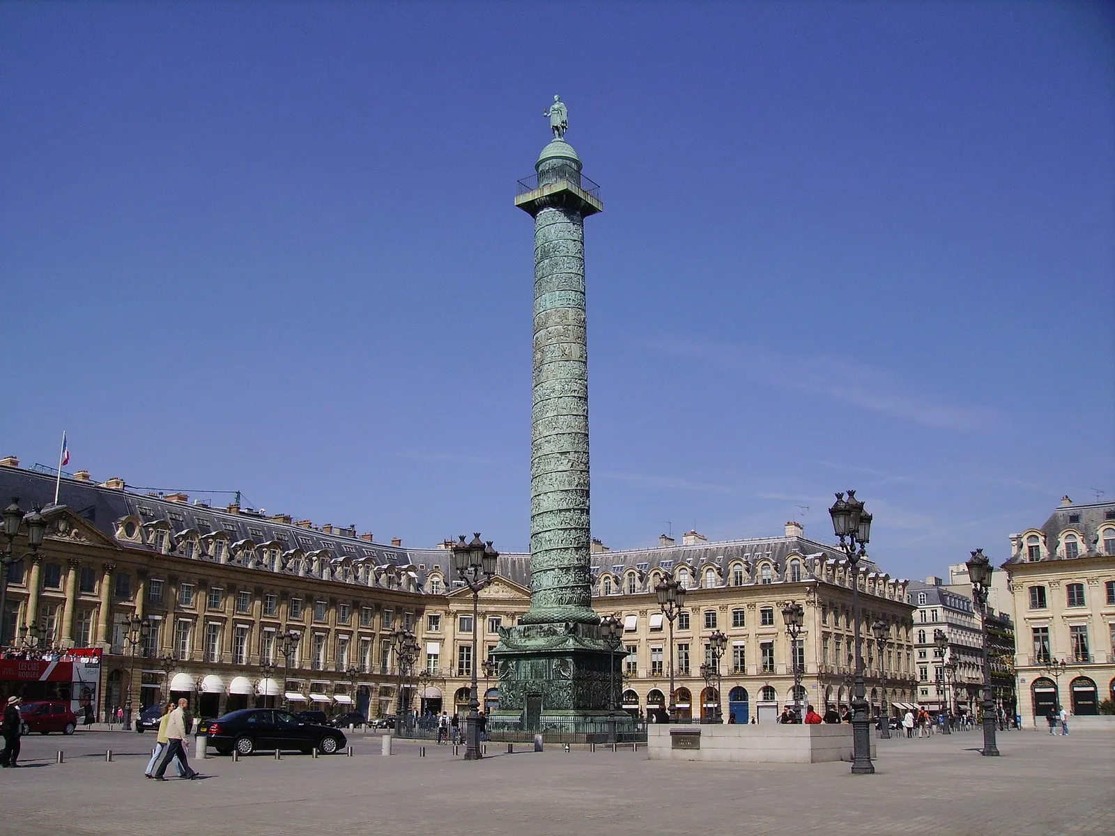 Place Vendôme in Paris, where Charvet is based