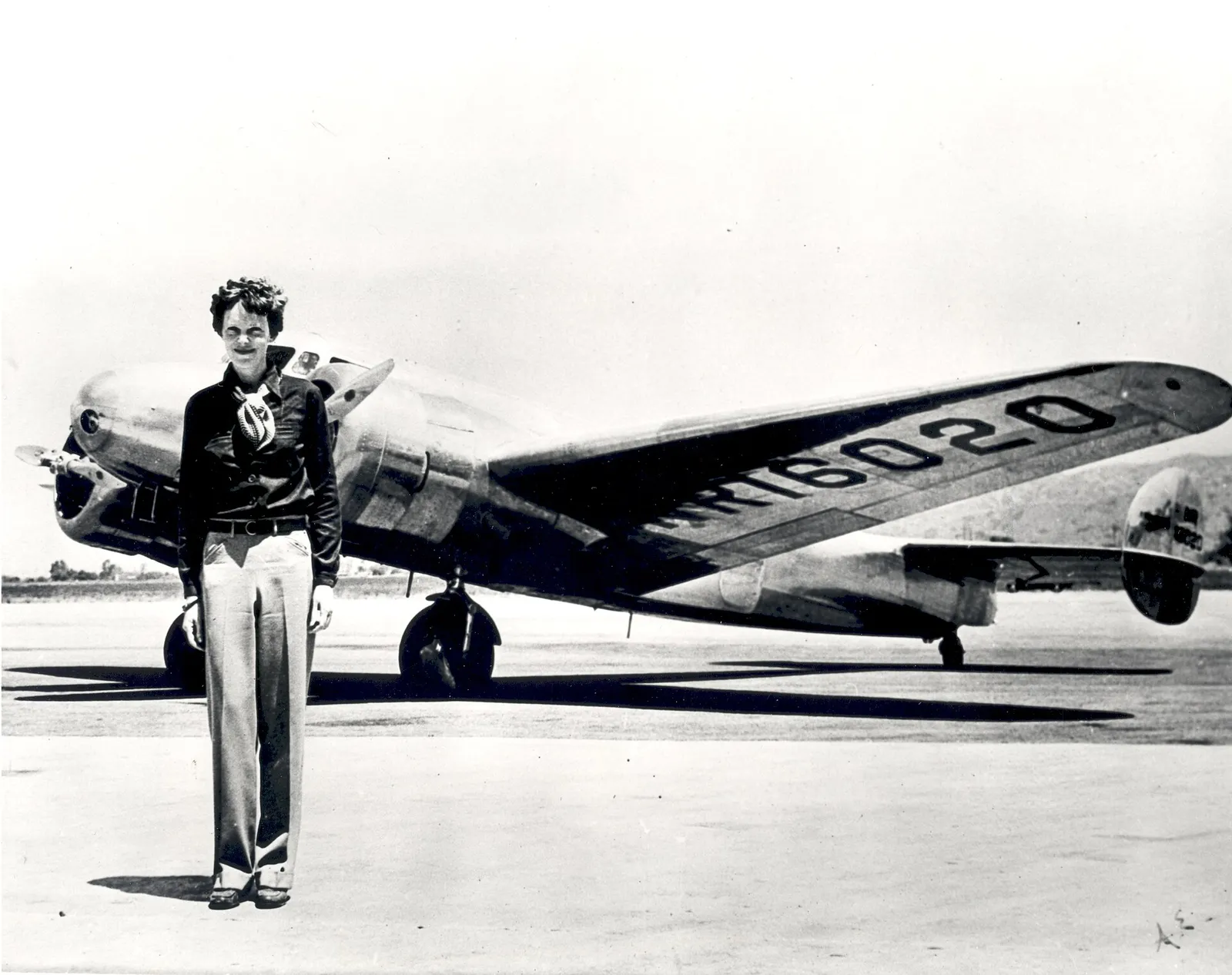 The aviator Amelia Earhart