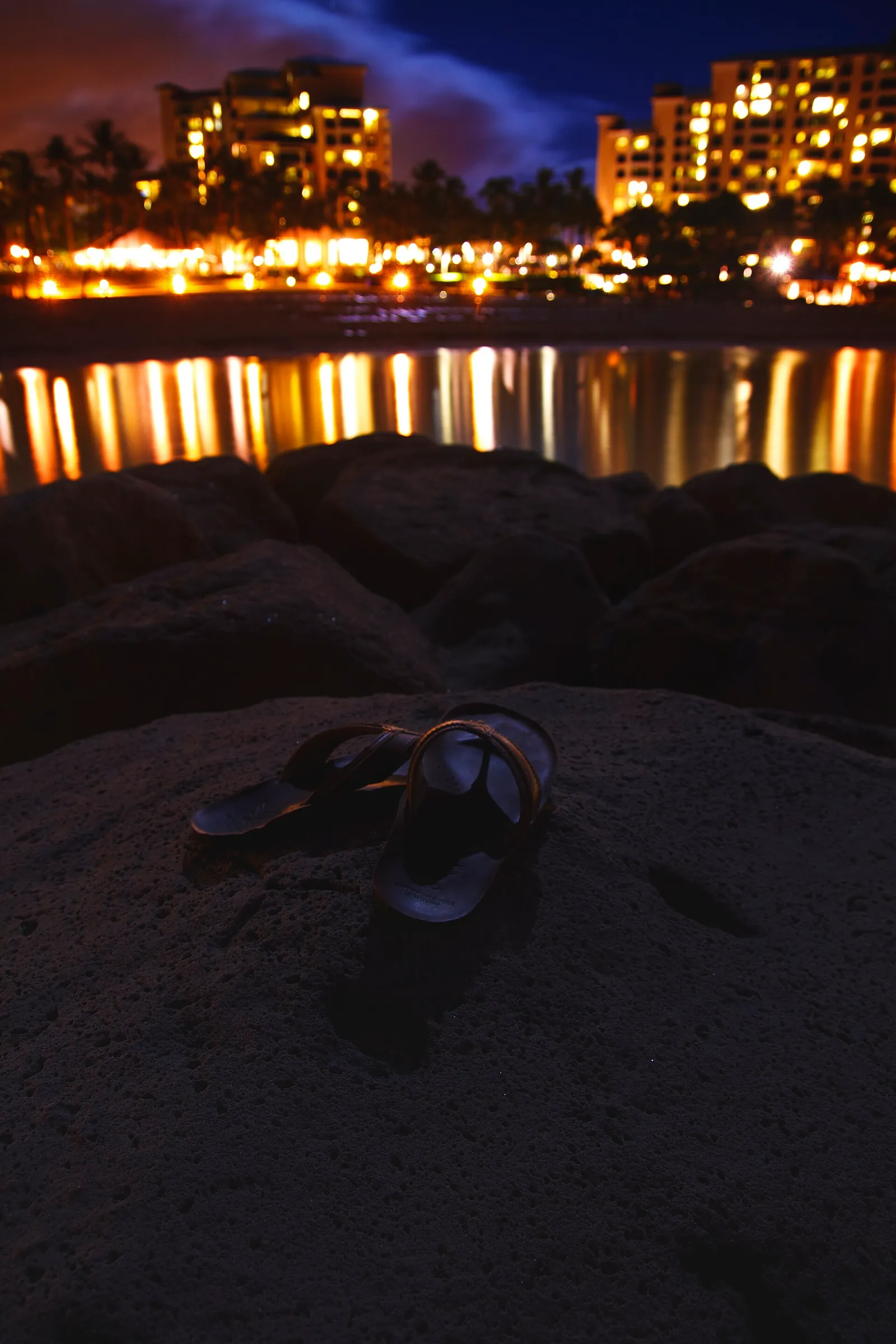 A person relaxing on a beach (illustrative)